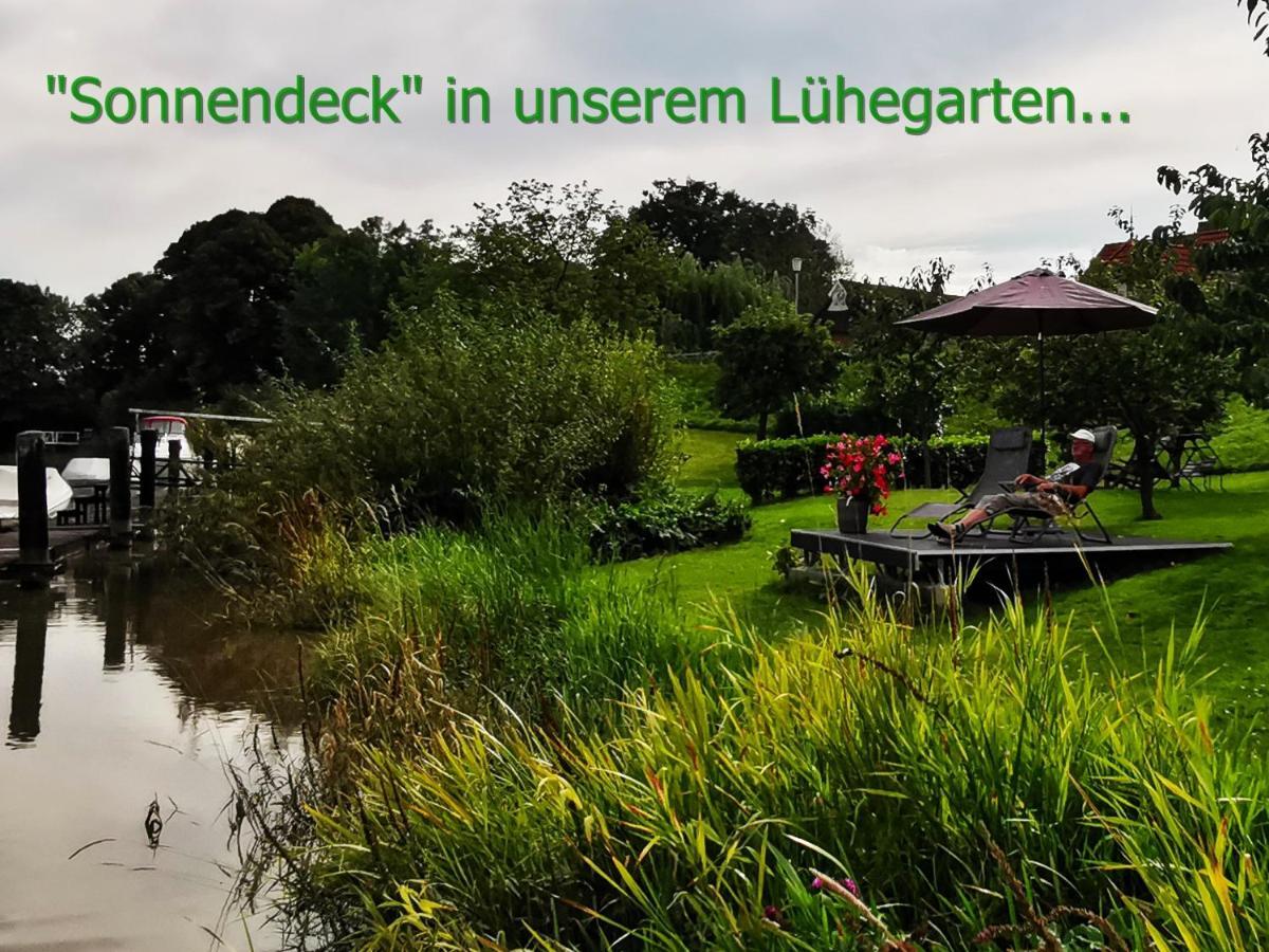 Grünendeich Fewo Elbblick Im Haus Luehegarten 아파트 외부 사진